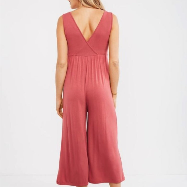 AliExpress Hot Sale Fashion Casual Maternity One-piece Wide Leg Pants Cropped Pants Maternity Wear - Babyvera