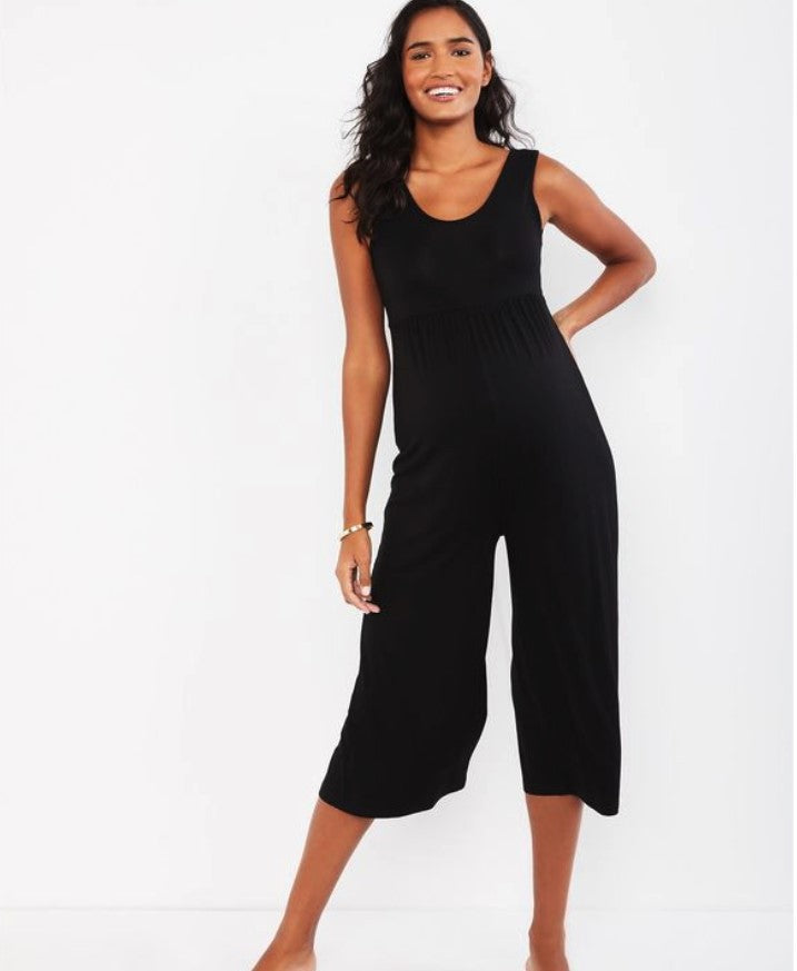 AliExpress Hot Sale Fashion Casual Maternity One-piece Wide Leg Pants Cropped Pants Maternity Wear - Babyvera