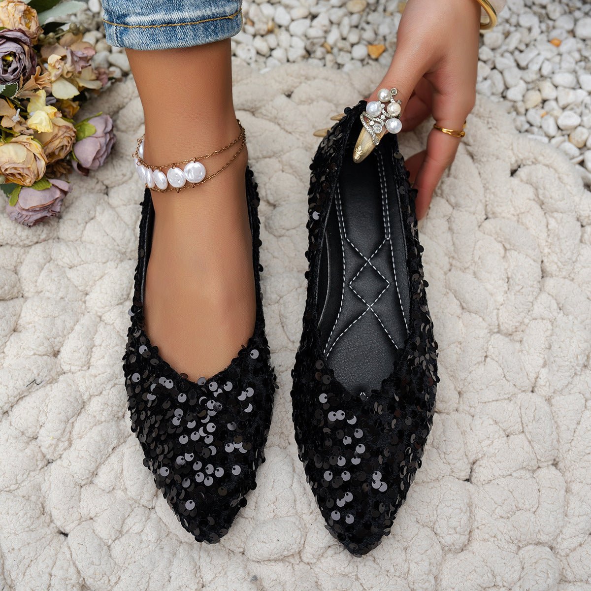 2025 Pointed - toe, Shallow - mouth, Flat - soled Casual Women's Shoes - Babyvera