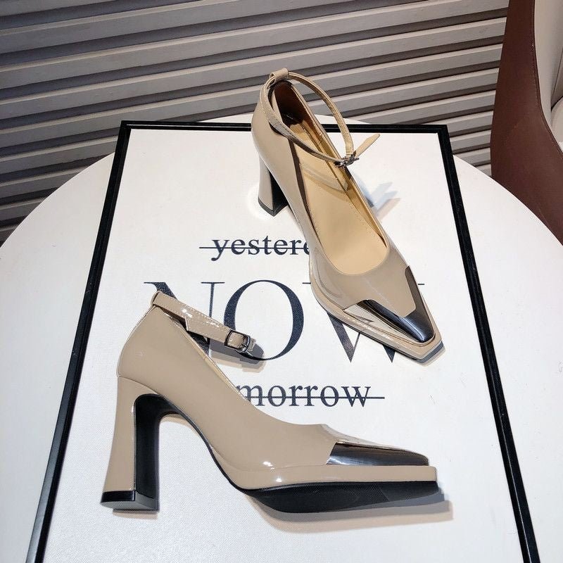 Arrival Elegant Chunky - Heel Peep - Toe Heels For Women - Babyvera