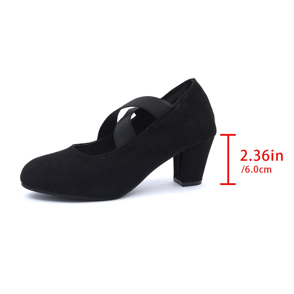 Arrival French - style Elegant Chunky - heel Large - size Pumps For Women - Babyvera