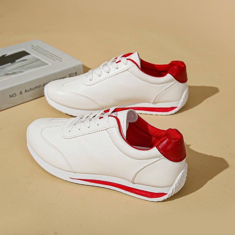 Autumn Casual Sports Trendy White Shoes For Women - Babyvera