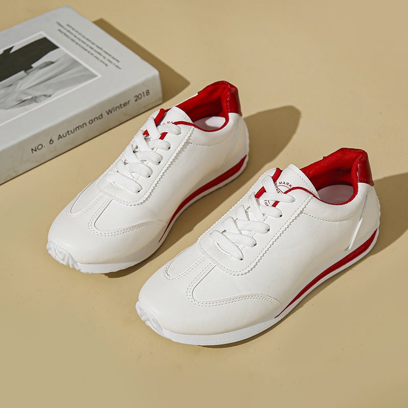 Autumn Casual Sports Trendy White Shoes For Women - Babyvera