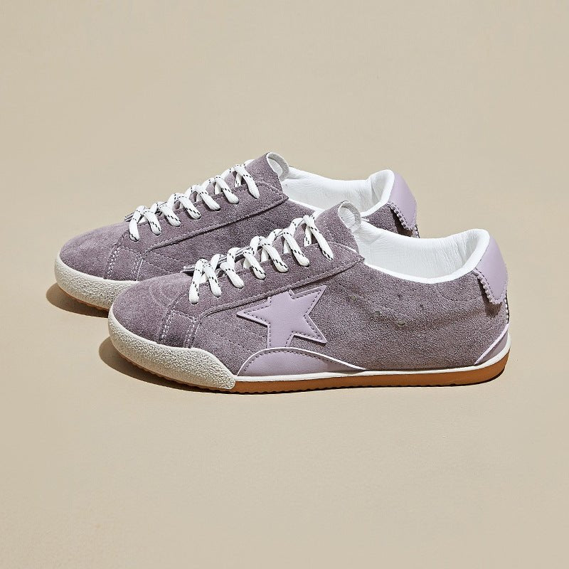 Autumn Retro White Sneakers For Women - Babyvera