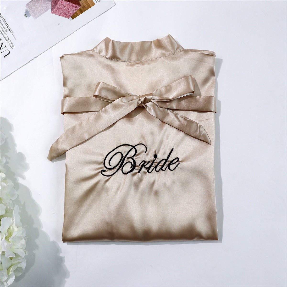 Bridal pajamas simulation silk nightgown - Babyvera