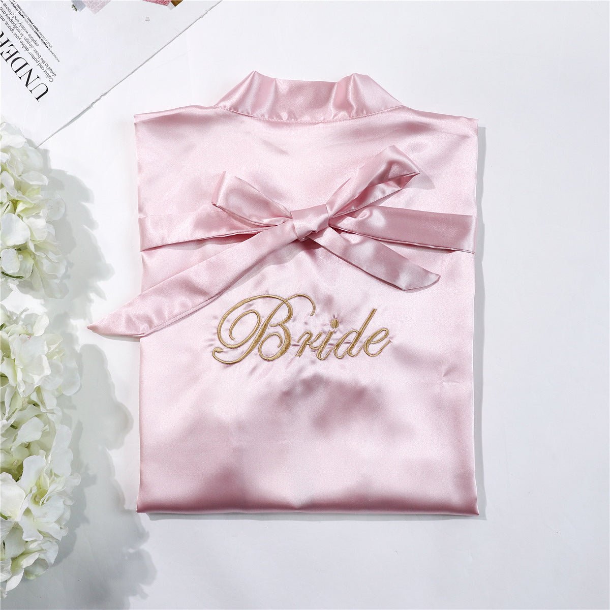 Bridal pajamas simulation silk nightgown - Babyvera
