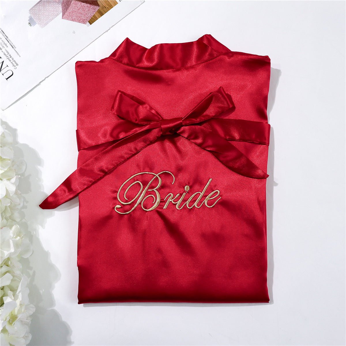 Bridal pajamas simulation silk nightgown - Babyvera