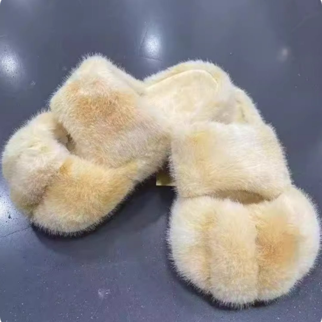 Cat Paw Fleece - lined Slippers Indoor Home Furnishings - Babyvera