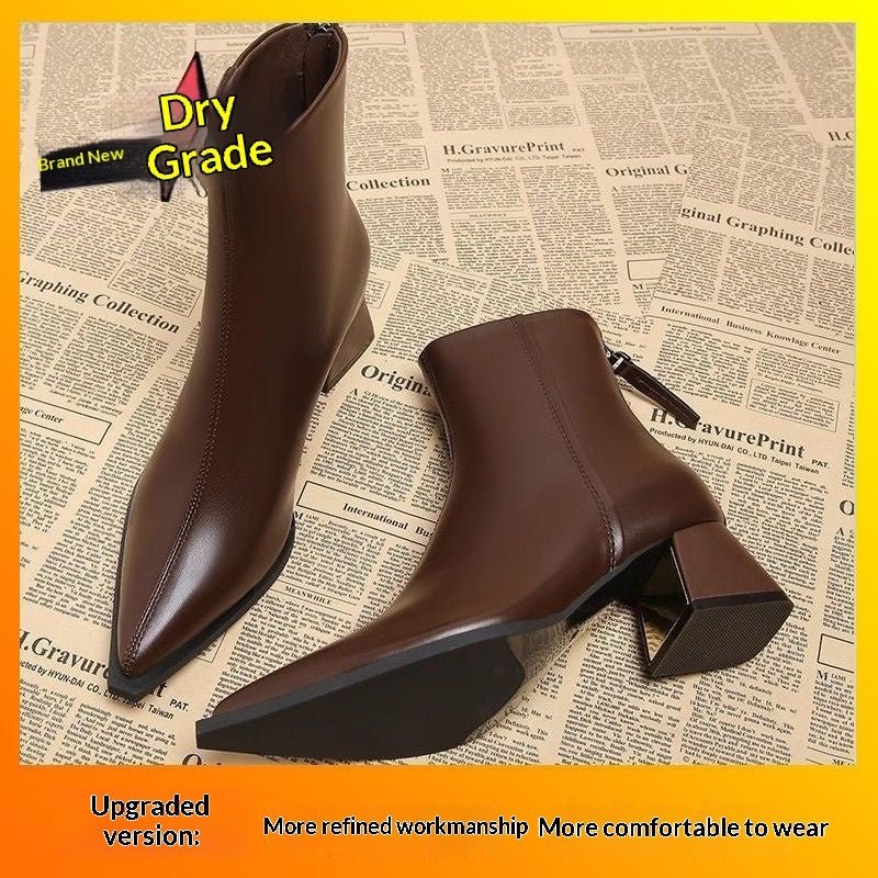 Chanel - Inspired Pointed - Toe Boots For FallWinter - Babyvera