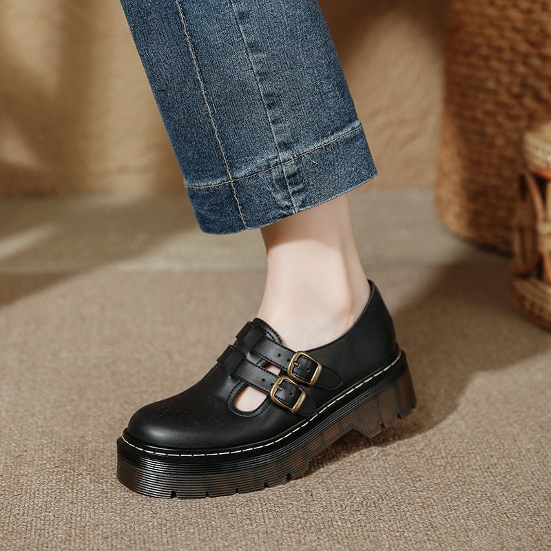 College - style Carved Brogue Shoes - Babyvera