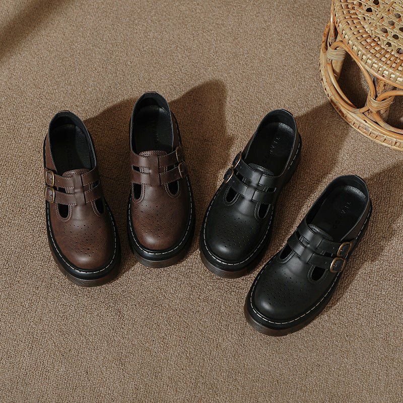 College - style Carved Brogue Shoes - Babyvera