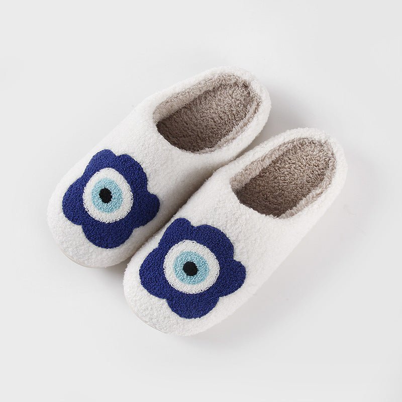 Cozy Home Flower - Eye Warm Winter Cotton Slippers - Babyvera