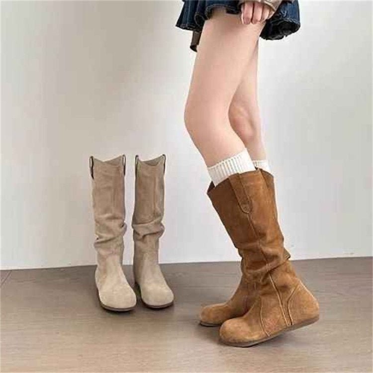 Creeper Knight Flat - Heel Cowboy Boots - Babyvera