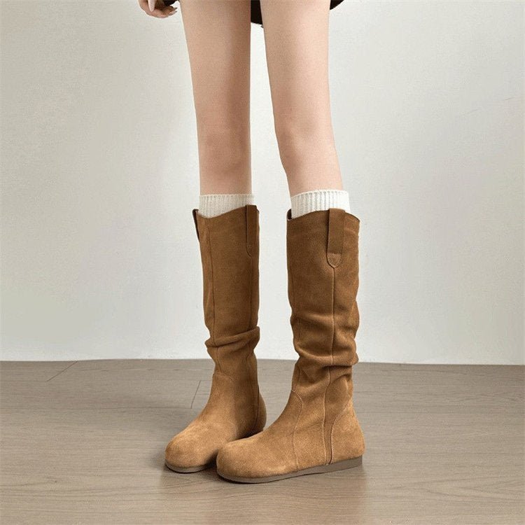 Creeper Knight Flat - Heel Cowboy Boots - Babyvera