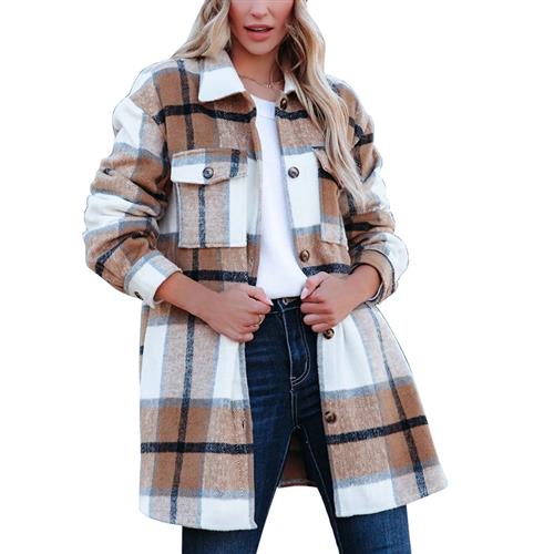Fashion Casual Long Shirt Coat Women - Babyvera