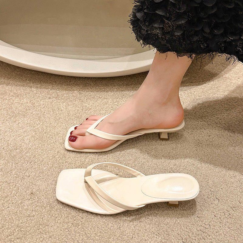 Fashionable Flip - Flops With High Heels - Babyvera
