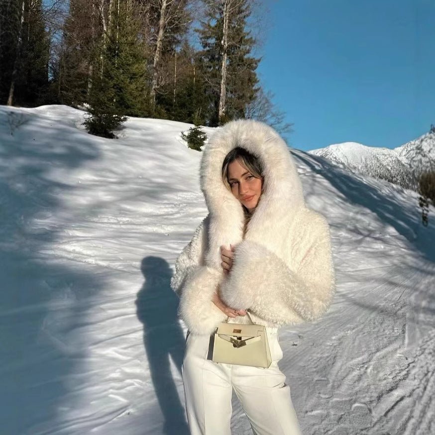 Faux Fur Coat Environmental Protection Women - Babyvera