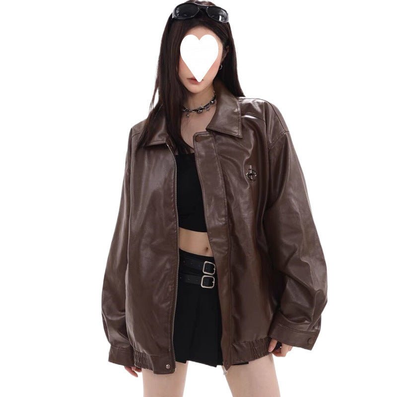 Jacket Turn-down Collar Coat Women - Babyvera