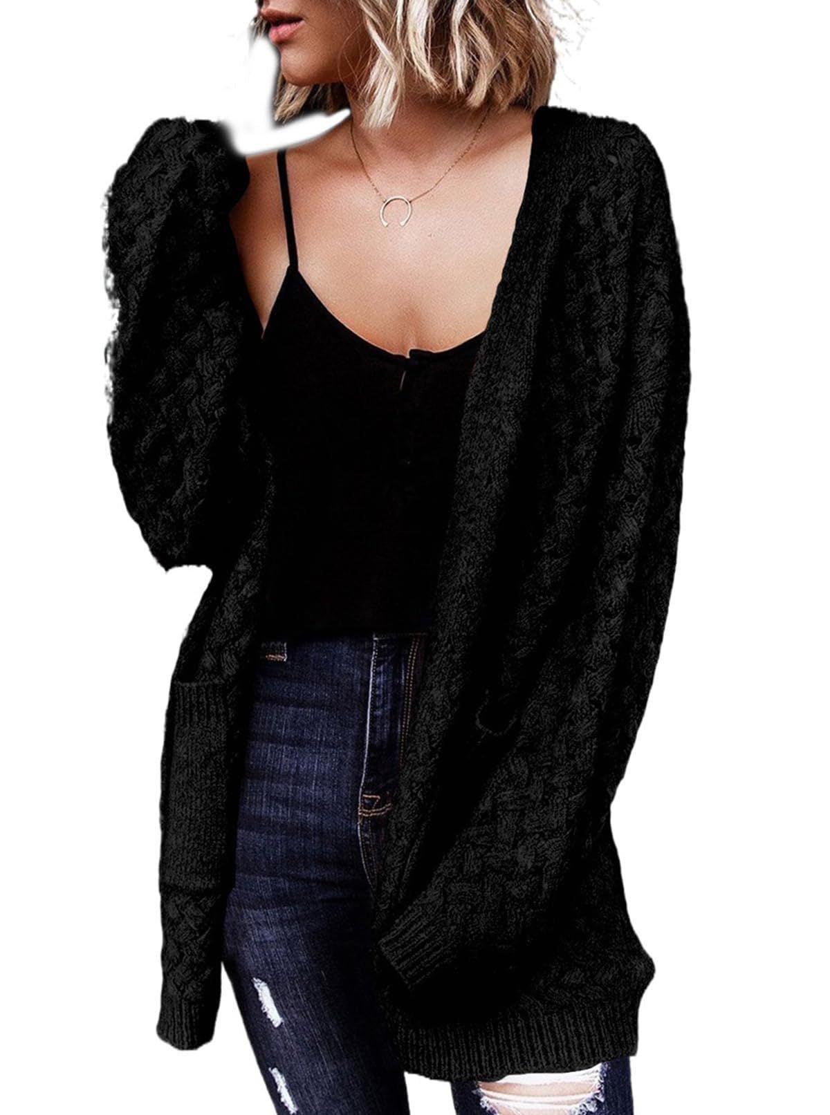Knitted Cardigan Sweater Coat For Women - Babyvera