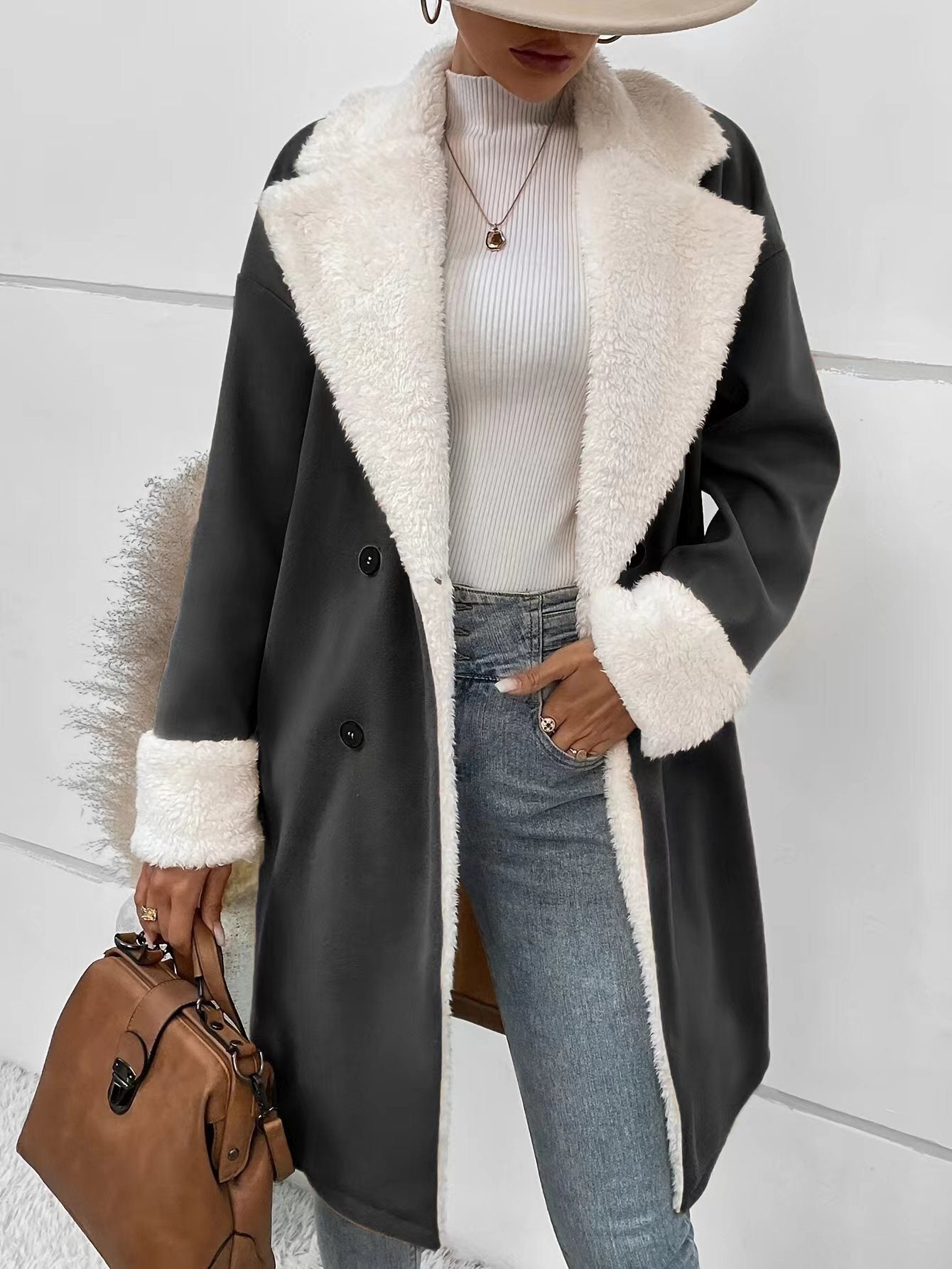 Leisure Commute Woolen Coat For Women - Babyvera