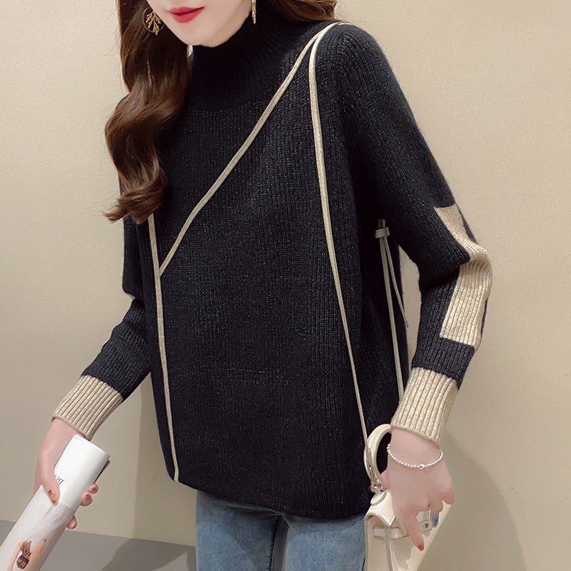 Loose-fitting Pullover Sweater - Babyvera