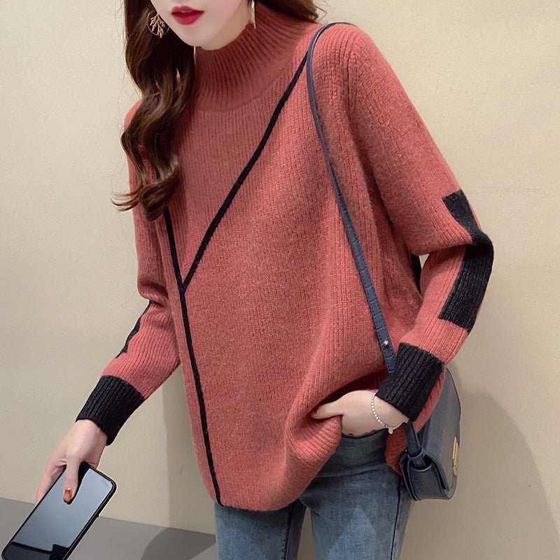 Loose-fitting Pullover Sweater - Babyvera