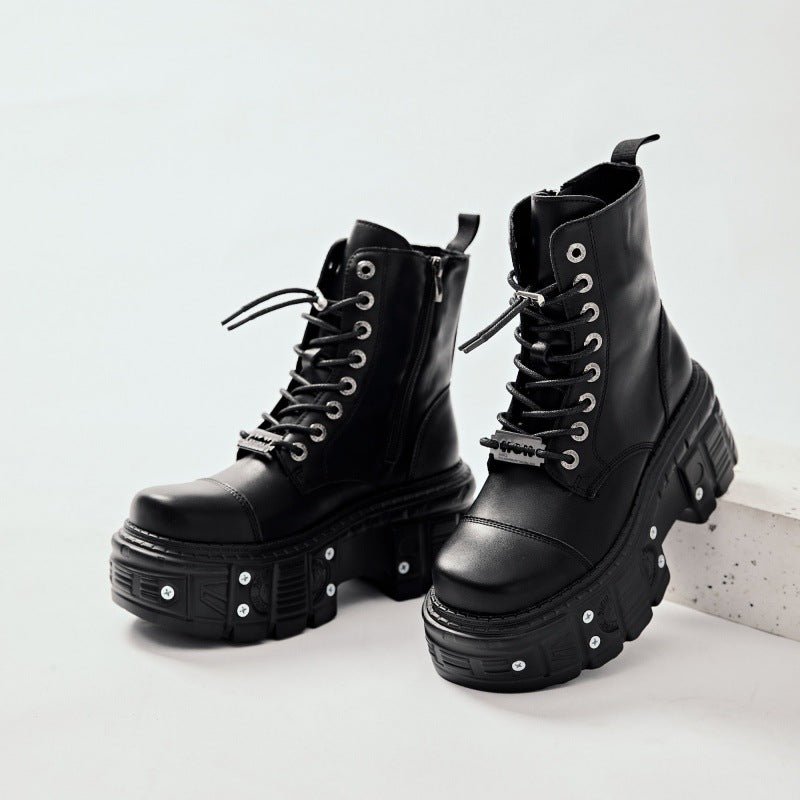 Martin Boots New Women's Punk Style Small Leather Shoes - Babyvera