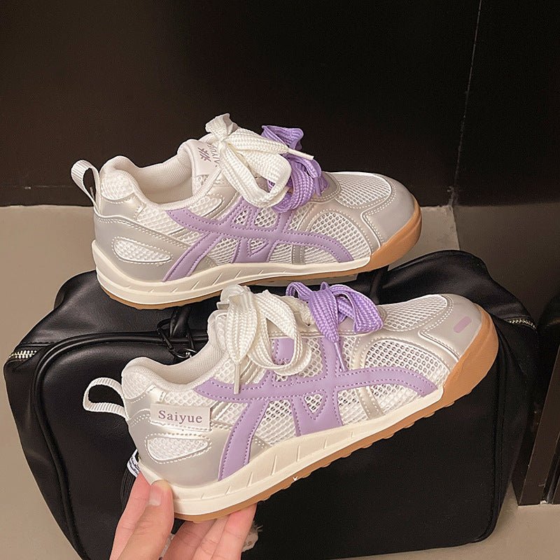 Mesh Breathable German Training Shoes Women's All - match Casual Easy Wear Borad Shoe - Babyvera