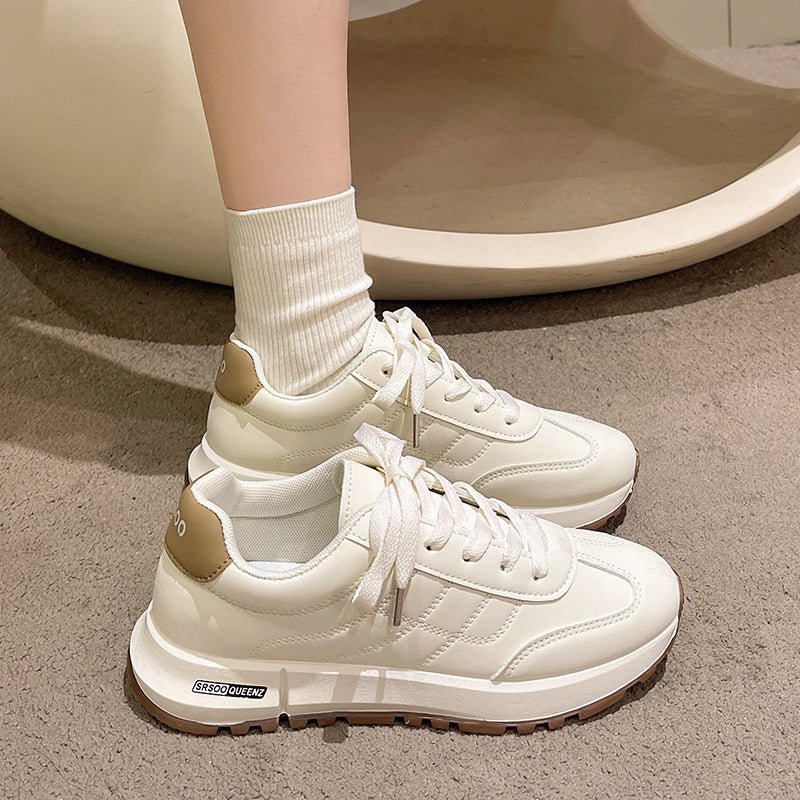 New Autumn Fashion Platform White Women's Shoes - Babyvera