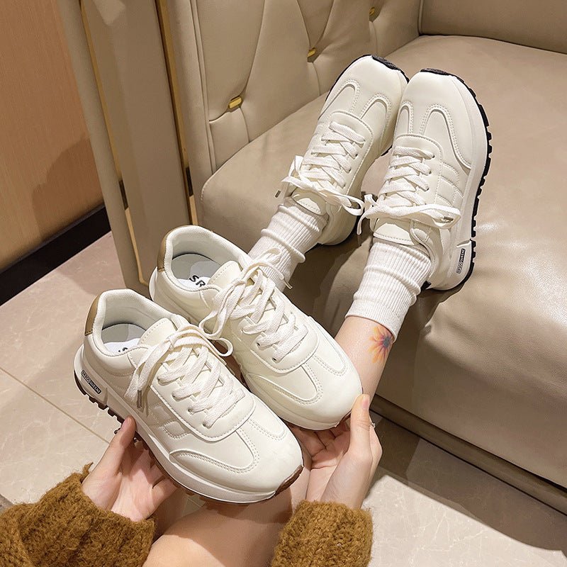 New Autumn Fashion Platform White Women's Shoes - Babyvera