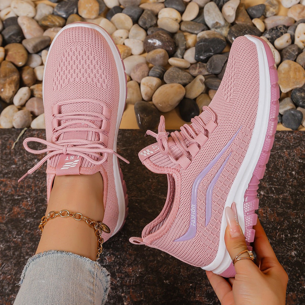 New Fashion Casual Sports Mesh Women's Shoes - Babyvera