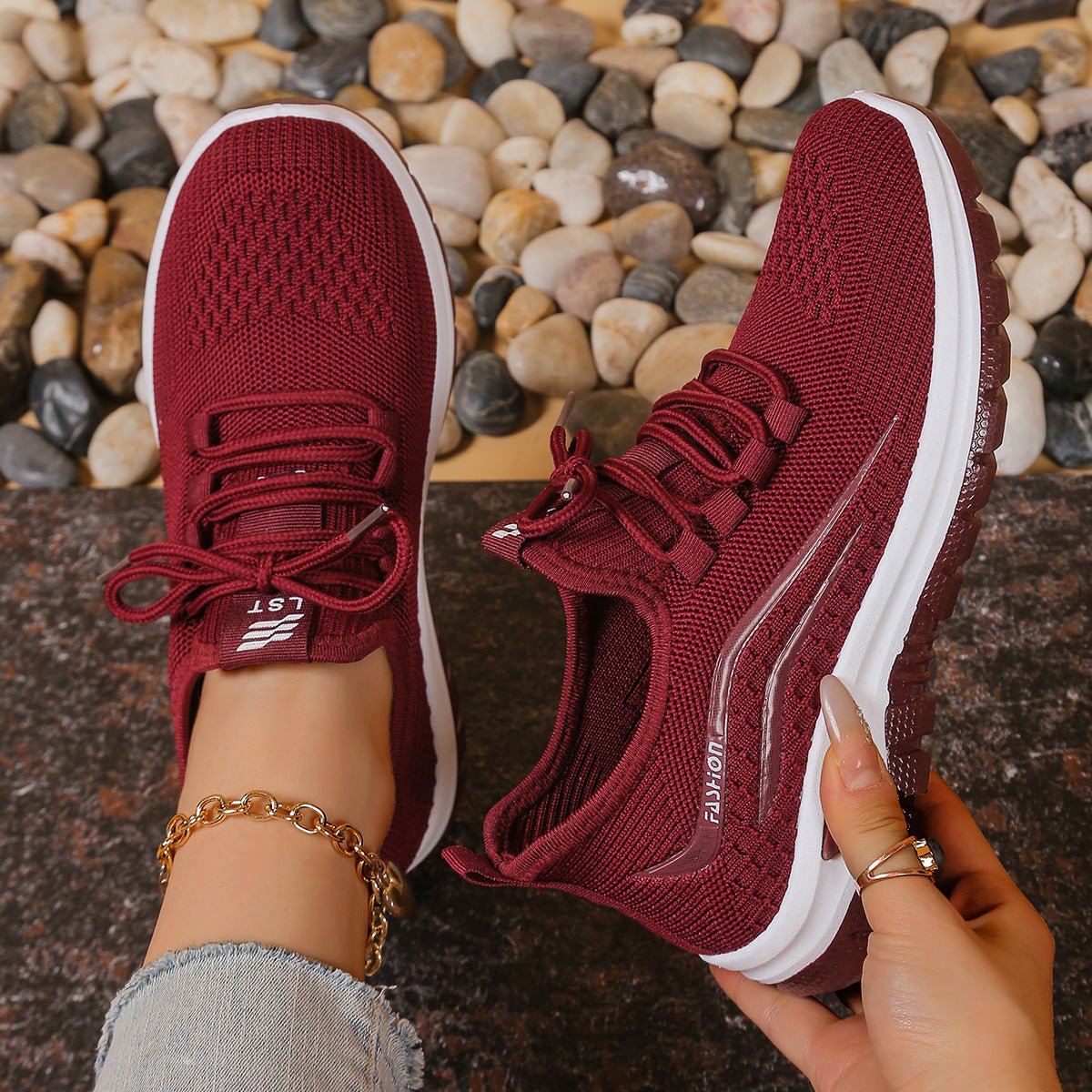 New Fashion Casual Sports Mesh Women's Shoes - Babyvera