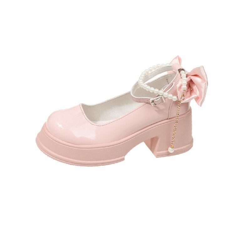 New - style French - style Elegant Leather Shoes - Babyvera