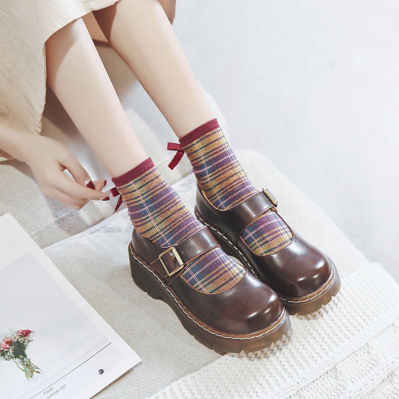 New - style Vintage Buckle Mary Jane Shoes - Babyvera