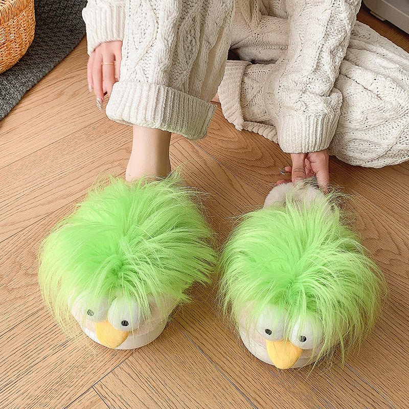 New Stylish And Quirky Indoor Home Warm Plush Slippers - Babyvera