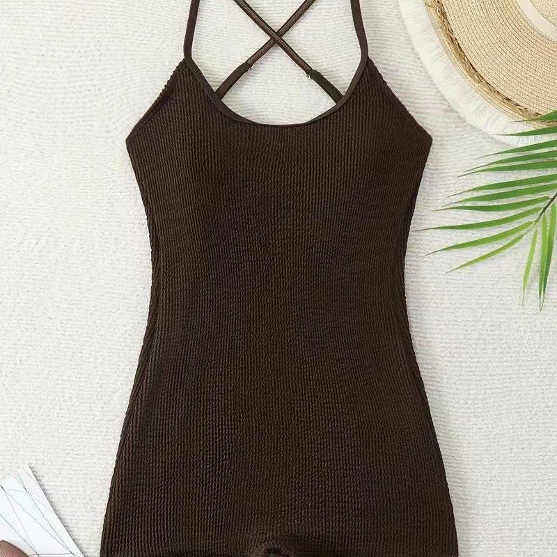 One-piece Women's Sling Slim Fit Backless Design Swimsuit - Babyvera