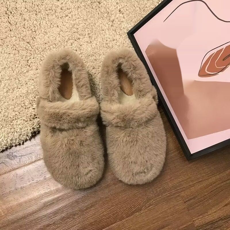Outerwear Plus - size Women's Shoes Fluffy Shoes - Babyvera