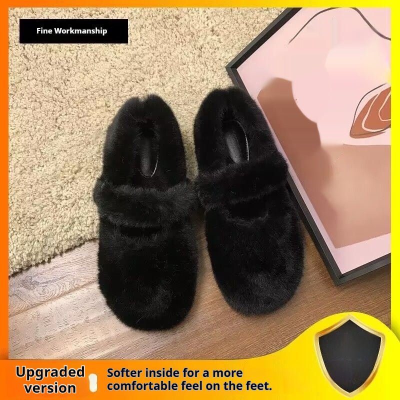 Outerwear Plus - size Women's Shoes Fluffy Shoes - Babyvera