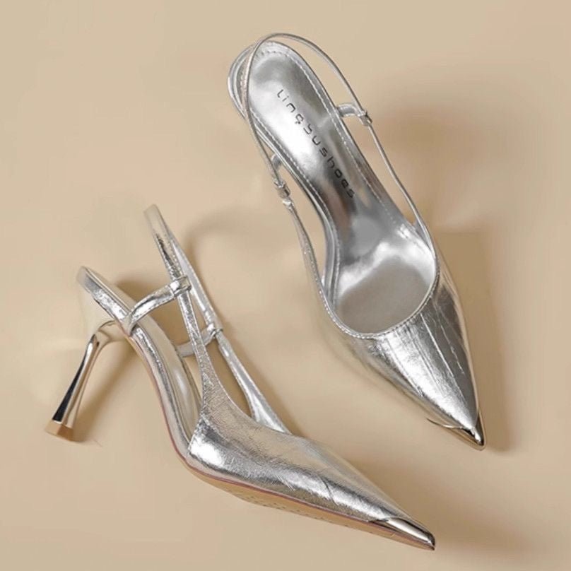 Pointed - toe Color - block Stiletto Heels For Women - Babyvera