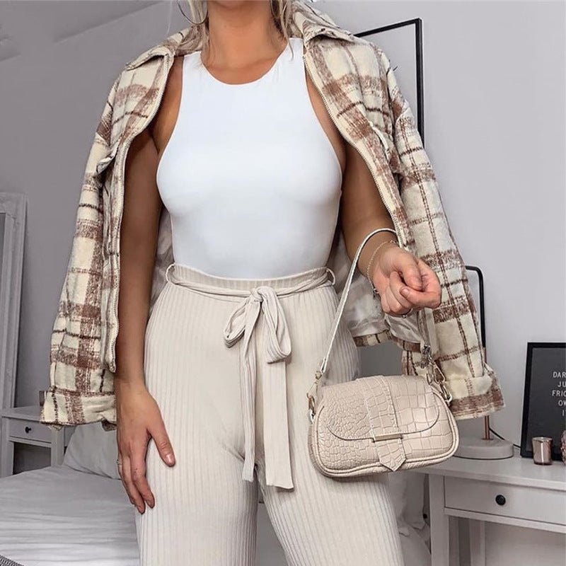 Sexy Siamese Top Slim Fit Hot Girl Jumpsuit Women's Outer Wear - Babyvera