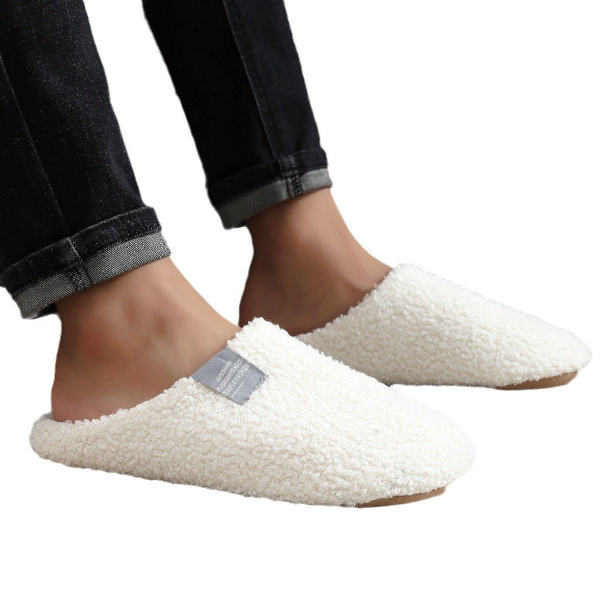 Simple, Lightweight And Silent Indoor Couple Slippers - Babyvera