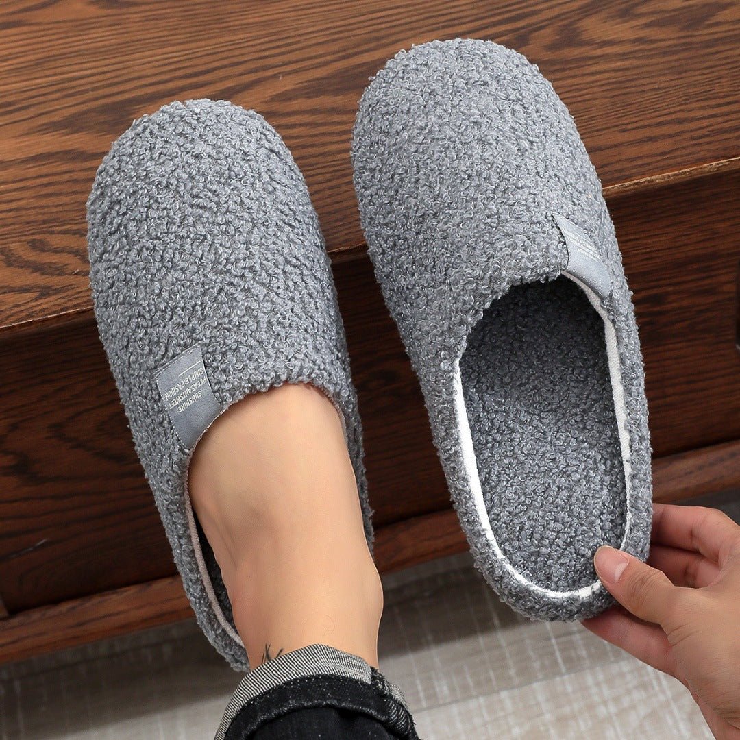 Simple, Lightweight And Silent Indoor Couple Slippers - Babyvera