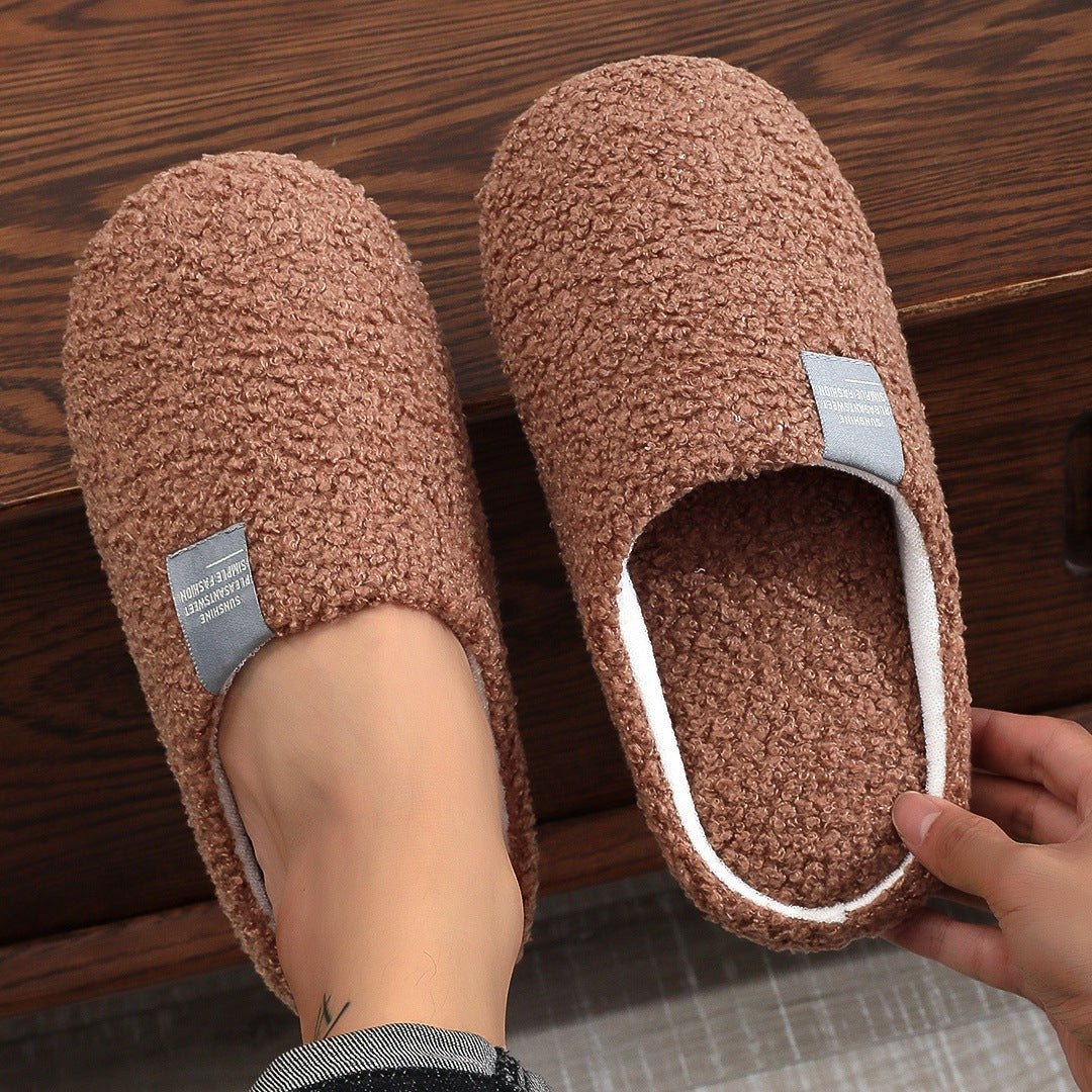 Simple, Lightweight And Silent Indoor Couple Slippers - Babyvera