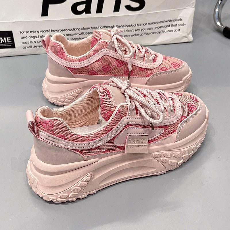 Spring New Breathable All - matching Platform Running Shoes Women - Babyvera