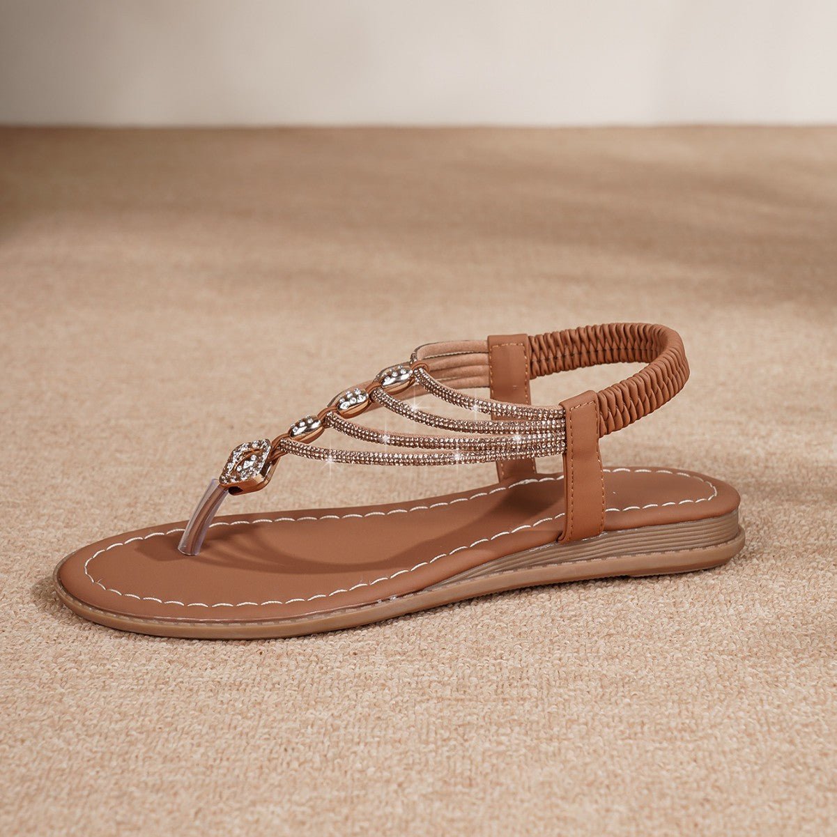 Summer New European And American Fashion Retro Rhinestone Sandals - Babyvera