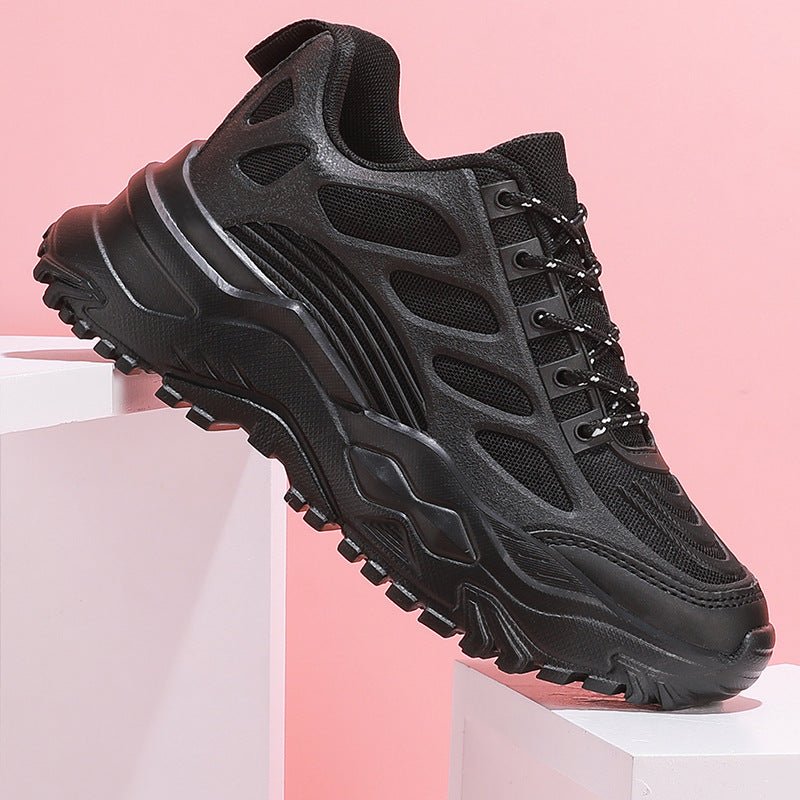 Trendy Thick Bottom Height Increasing Breathable Comfortable Four Seasons Leisure Sneaker - Babyvera