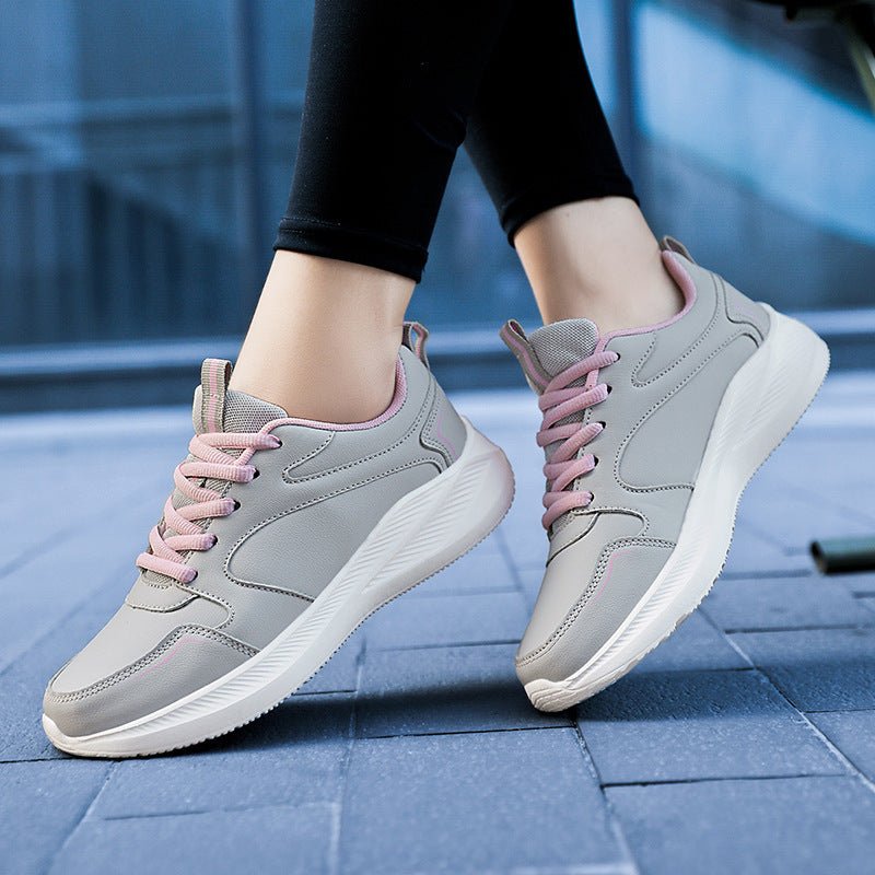 Waterproof Leather Soft Bottom Casual Sneaker Women - Babyvera