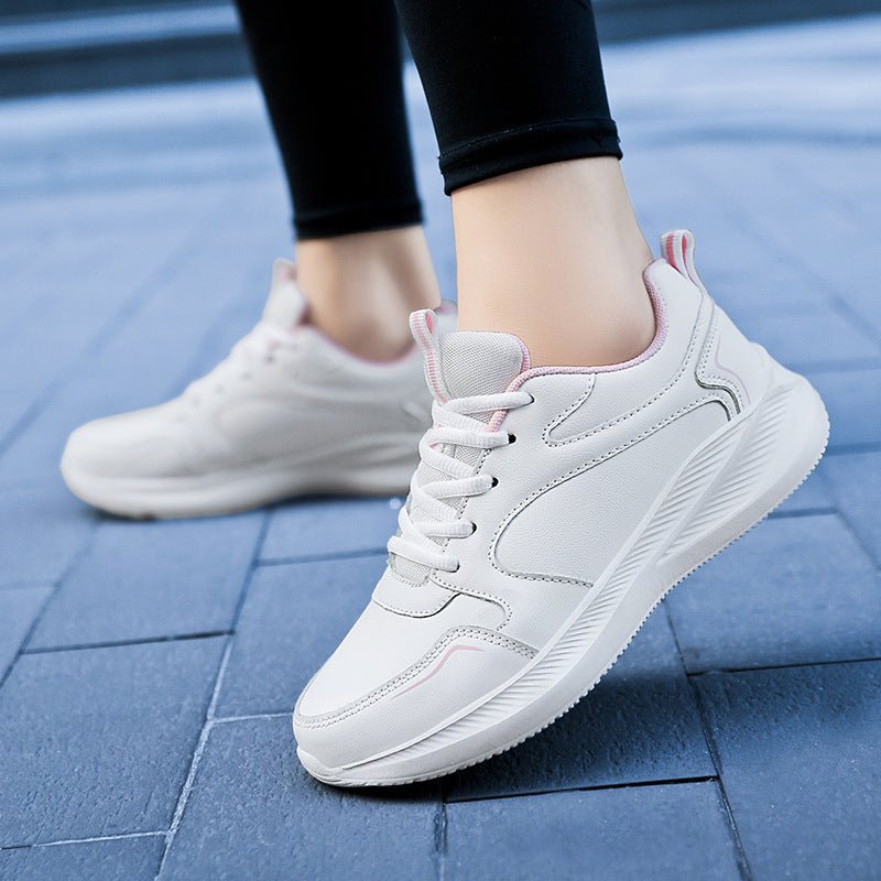 Waterproof Leather Soft Bottom Casual Sneaker Women - Babyvera