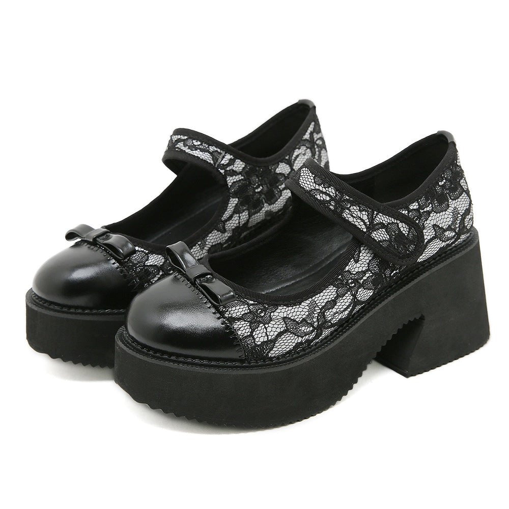 Waterproof - platform High - heeled Mary Jane Women's Shoes - Babyvera