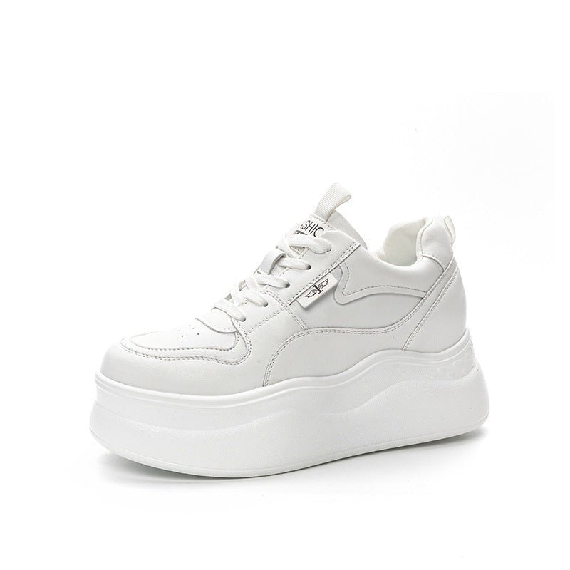 Wedge Platform Thick Bottom Inner Height Increasing Casual Shoes - Babyvera